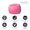 Flash Furniture Bean Bag Chair, 30 in W 30" L 18" H DG-BEAN-SMALL-SOLID-PK-GG - alternate 2